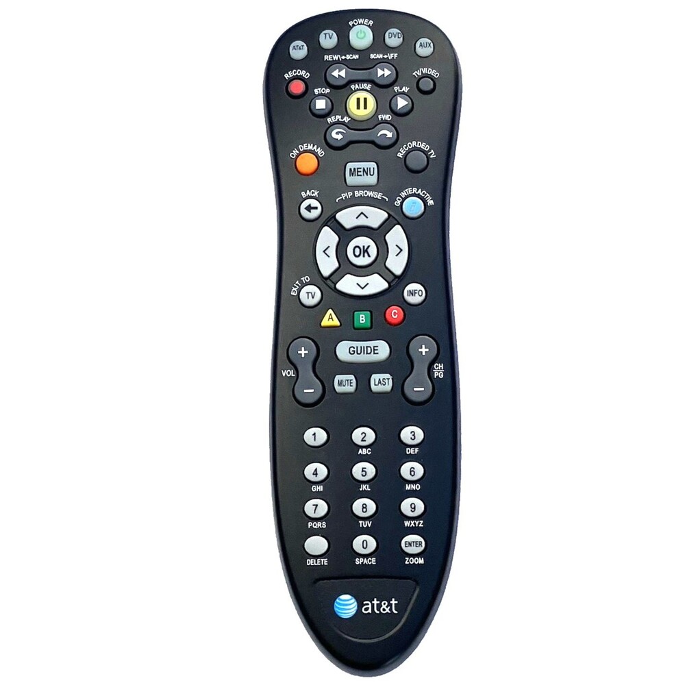 AT&T S10-S2 TV Remote Control U-Verse Original OEM Black